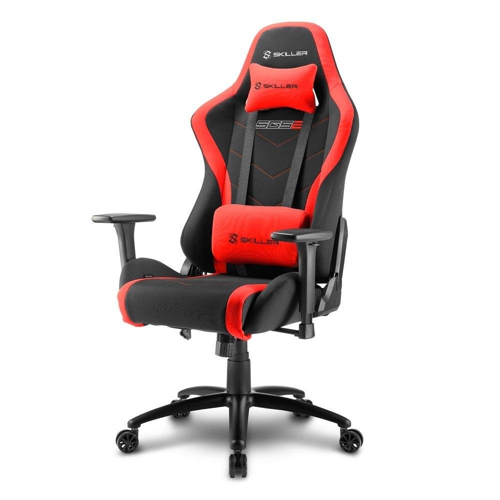 Imagem 2 de 6 do produto Cadeira Gamer Sharkoon Skiller SGS2 Black Red