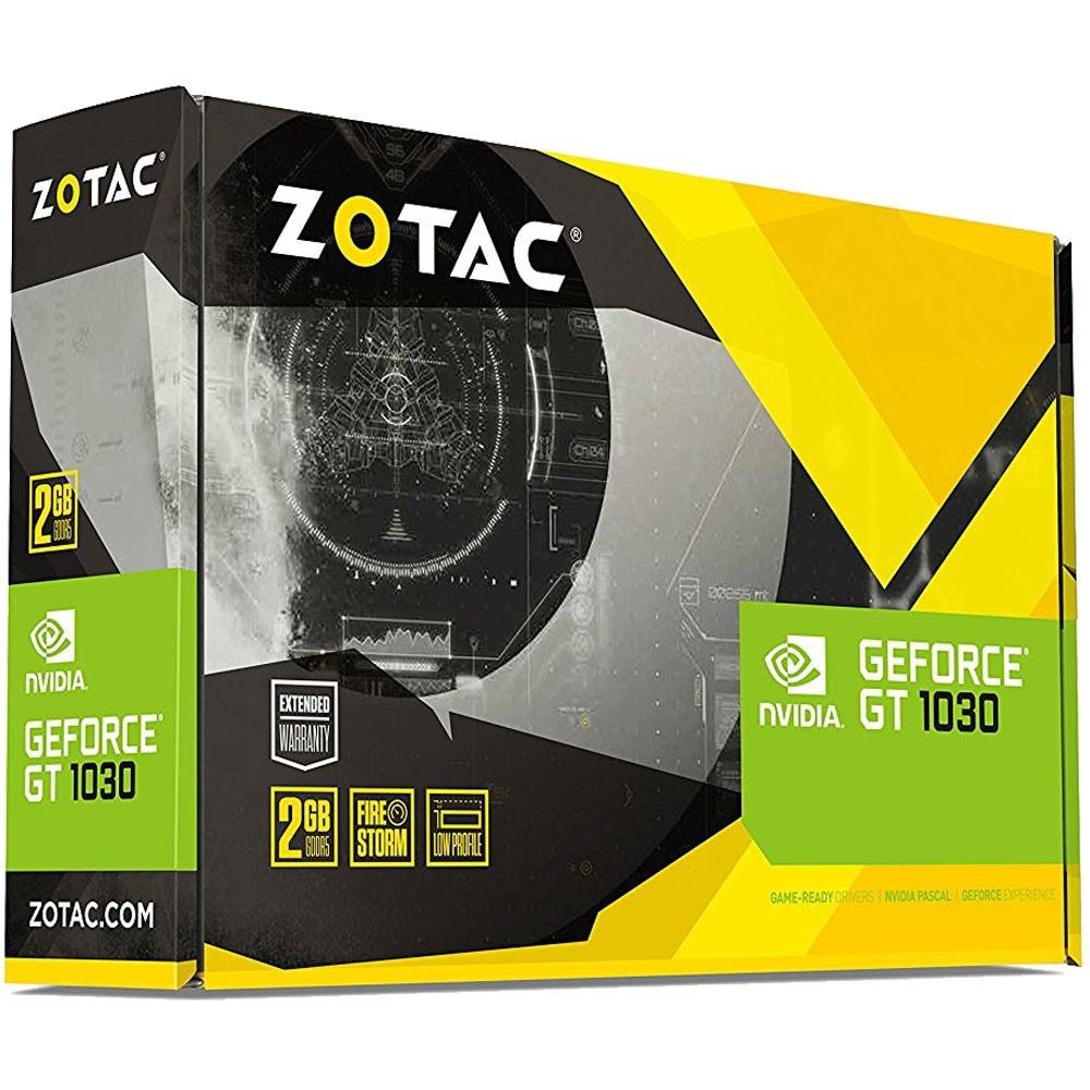 Placa de Vídeo Zotac NVIDIA GeForce GT 1030 2GB, GDDR5 - ZT-P10300A-10L
