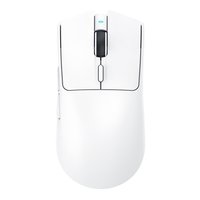 Mouse Gamer sem Fio Attack Shark X1, Ultraleve, com Base de Carregamento Magnético RGB, Tri-Mode, 40.000 DPI, Sensor Óptico PAW3395 PRO, 6 Botões - Branco