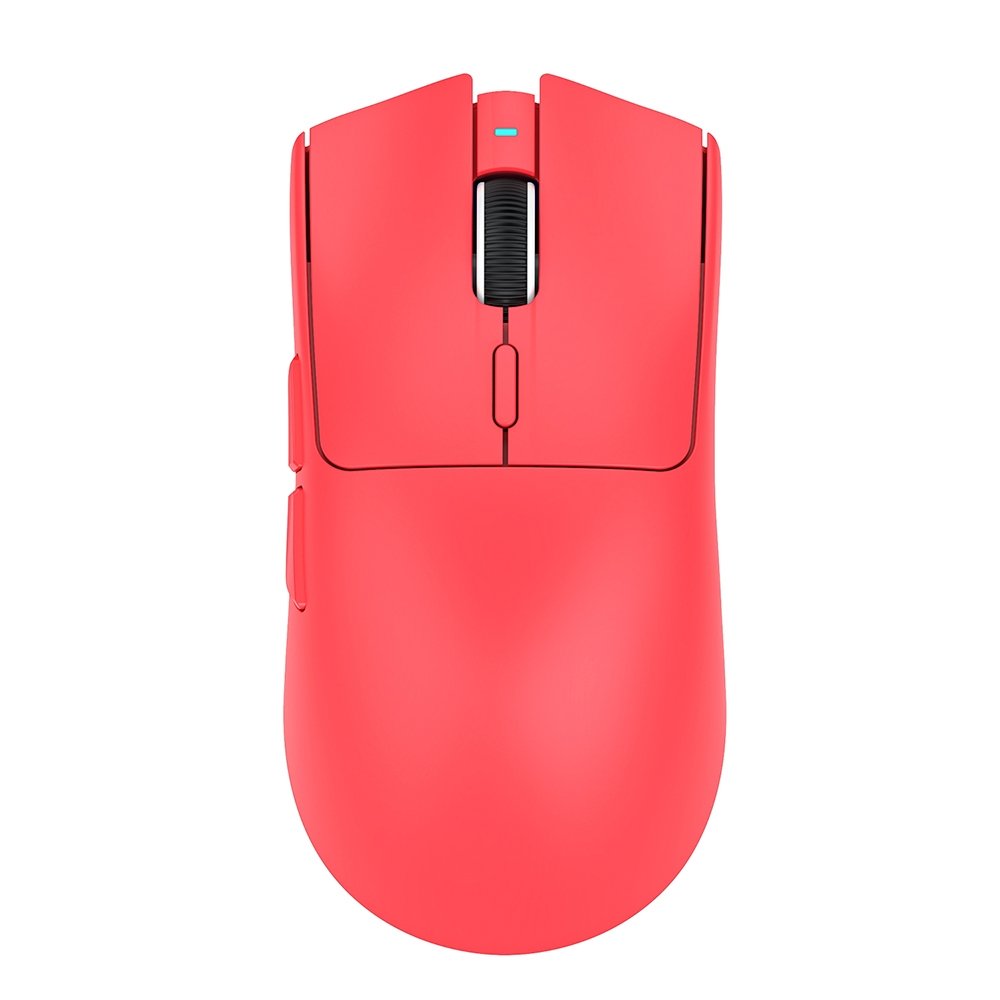 Mouse Gamer sem Fio Attack Shark X1, Ultraleve, com Base de Carregamento Magnético RGB, Tri-Mode, 40.000 DPI, Sensor Óptico ( Balão.info) PRO, 6 Botões - Vermelho - foto 3