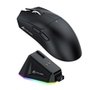 Mouse Gamer sem Fio Attack Shark X11 com Base de Carregamento Magnético RGB, Tri-Mode, 22.000 DPI, Sensor Óptico PAW3311, 5 Botões - Preto