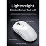 Mouse Gamer sem Fio Attack Shark X3Pro 4K/8K, Tri-Mode, 26.000 DPI, Sensor Óptico PAW3395, 7 Botões - Branco