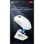 Mouse Gamer sem Fio Attack Shark X6 Ultraleve com Base de Carregamento Magnético RGB, Tri-Mode, 26.000 DPI, Sensor Óptico PAW3395, 7 Botões Programáveis - Branco