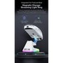 Mouse Gamer sem Fio Attack Shark X6 Ultraleve com Base de Carregamento Magnético RGB, Tri-Mode, 26.000 DPI, Sensor Óptico PAW3395, 7 Botões Programáveis - Branco