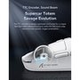 Mouse Gamer sem Fio Attack Shark X6 Ultraleve com Base de Carregamento Magnético RGB, Tri-Mode, 26.000 DPI, Sensor Óptico PAW3395, 7 Botões Programáveis - Branco