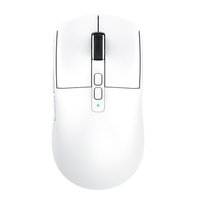 Mouse Gamer sem Fio Attack Shark X6 Ultraleve com Base de Carregamento Magnético RGB, Tri-Mode, 26.000 DPI, Sensor Óptico PAW3395, 7 Botões Programáveis - Branco
