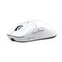 Mouse Gamer sem Fio Attack Shark X3 Tri-Mode, 26.000 DPI, Sensor Óptico PAW3395, 6 Botões Programáveis - Branco