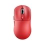 Mouse Gamer sem Fio Attack Shark X3 Tri-Mode, 26.000 DPI, Sensor Óptico PAW3395, 6 Botões Programáveis - Vermelho