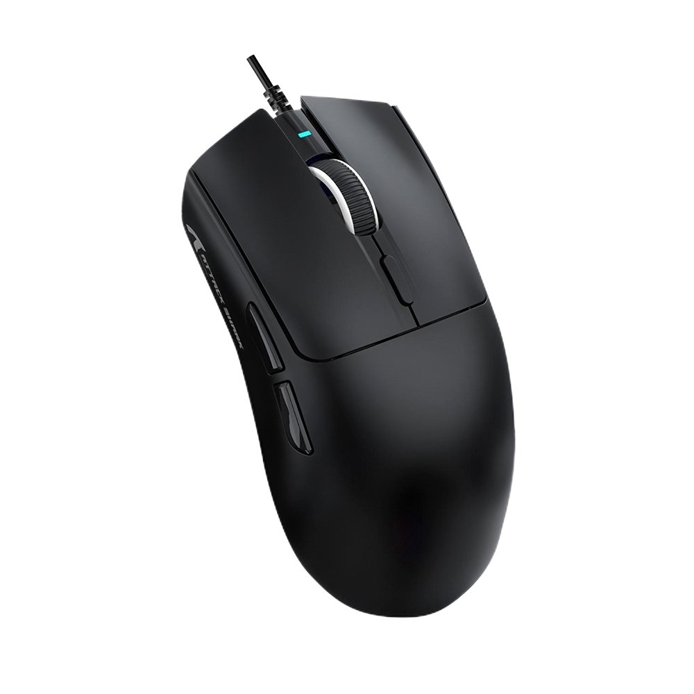 Mouse Gamer com Fio Attack Shark X1, Ultraleve, 12.800 DPI, 6 Botões - Preto - view 2