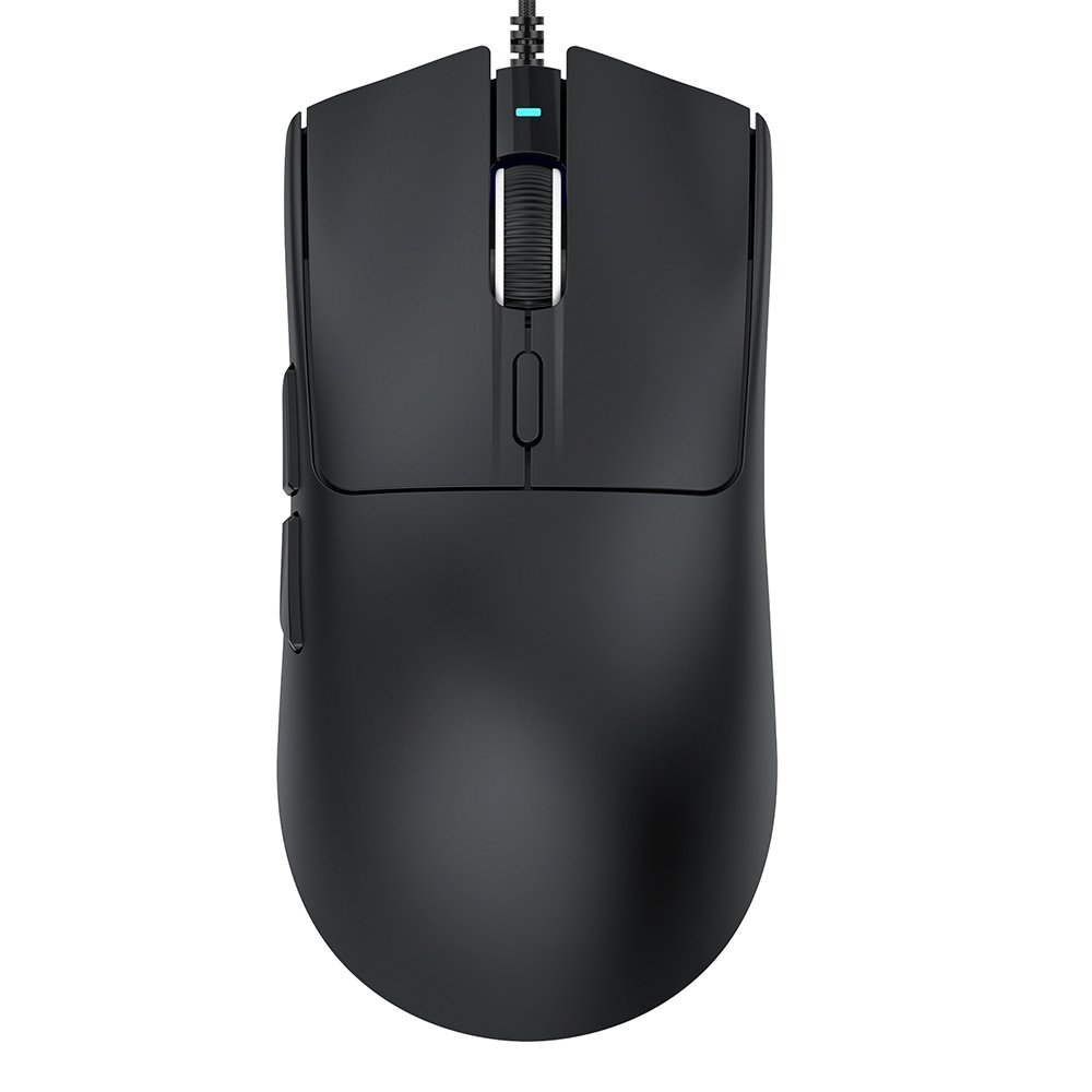 Mouse Gamer com Fio Attack Shark X1, Ultraleve, 12.800 DPI, 6 Botões - Preto - view 3