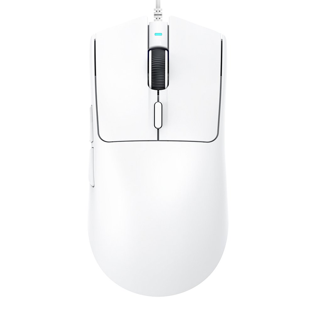 Imagem 2 de 3 do produto Mouse Gamer com Fio Attack Shark X1, Ultraleve, 12.800 DPI, 6 Botões - Branco