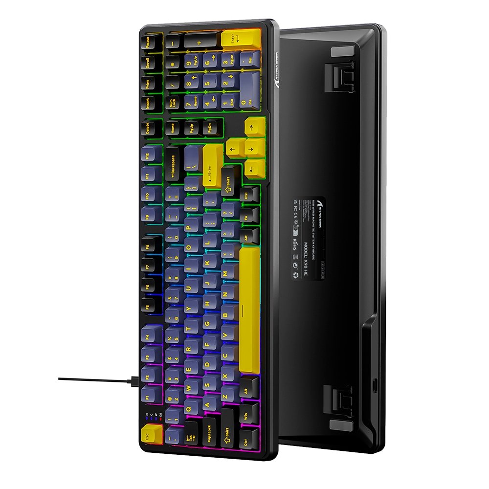 Teclado Mecânico Gamer Attack Shark X98, Layout 98 Teclas, RGB, Star Black, Preto - AS-X98-STAR-BK - view 2