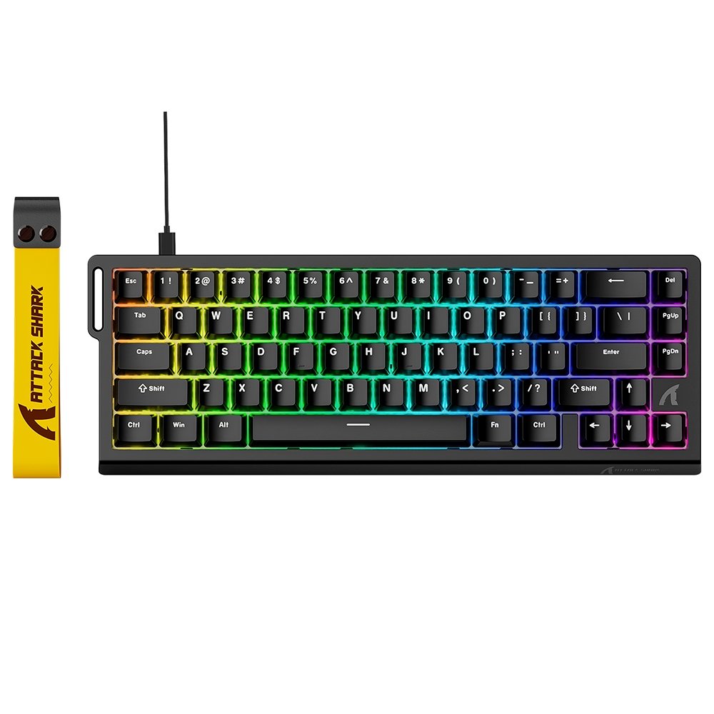 Teclado Attack Shark X68HE Magnético 8kHz | KaBuM!