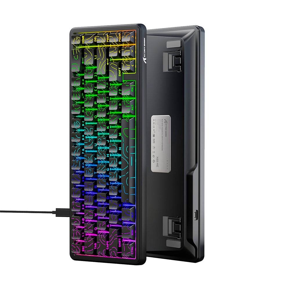 Teclado Attack Shark X65HE Magnético 8K | KaBuM!