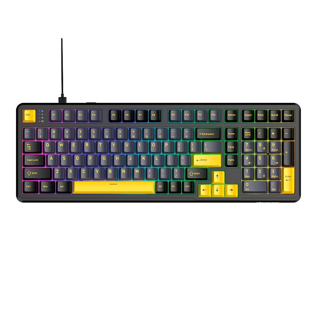 Teclado Magnético Gamer Attack Shark X98 HE, Rapid Trigger, 98 Teclas, Star Black, Preto - AS-X98HE-SB - view 2
