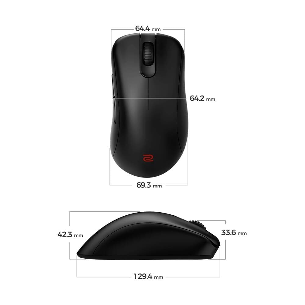 Mouse Gamer Sem Fio ( Balão.info) EC1-DW, 4K, Large, 3200 DPI, com Base para Carregamento, Preto - 9H.N4TBE.A2E - foto 7