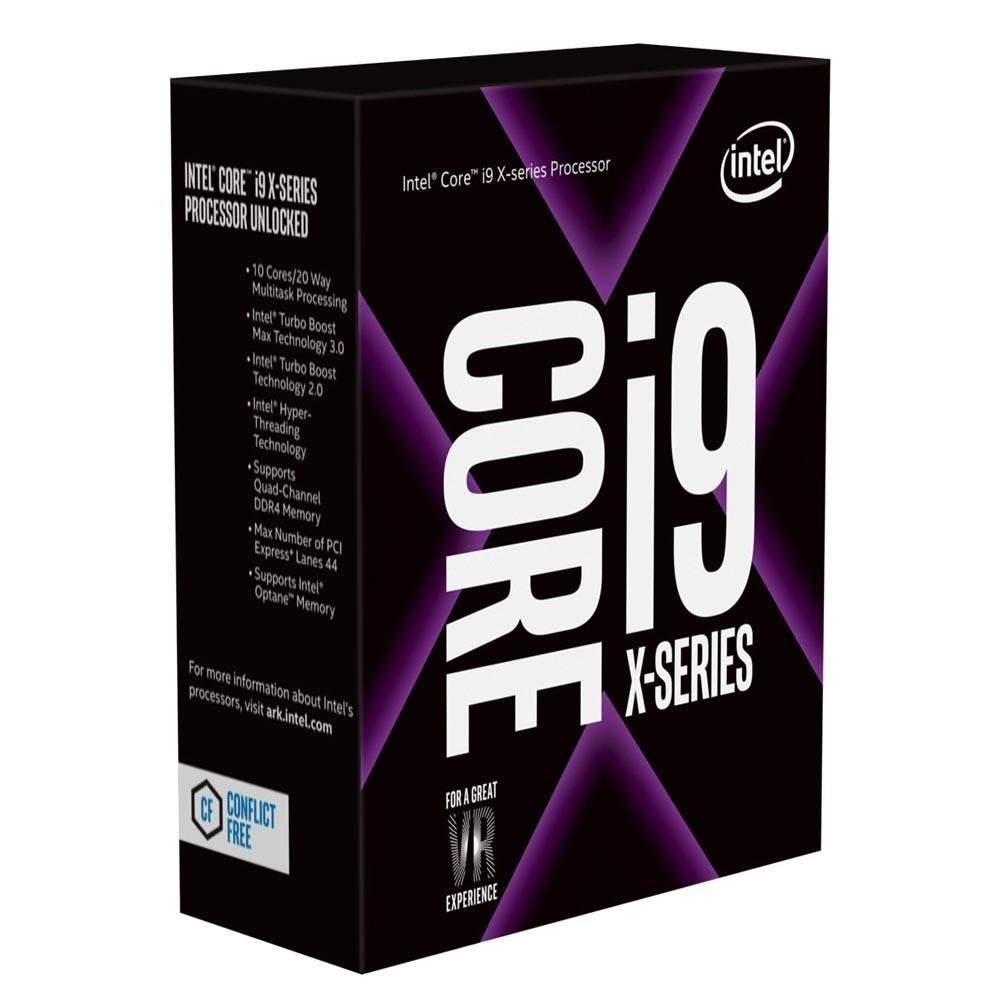 Processador Intel Core i9-7900X Skylake, Cache 13.75MB, 3.3GHz (4.3GHz Max Turbo), LGA 2066 - BX80673I97900X Processador Intel Core i9-7900X Skylake, Cache 13.75MB, 3.3GHz (4.3GHz Max Turbo), LGA 2066 - BX80673I97900X