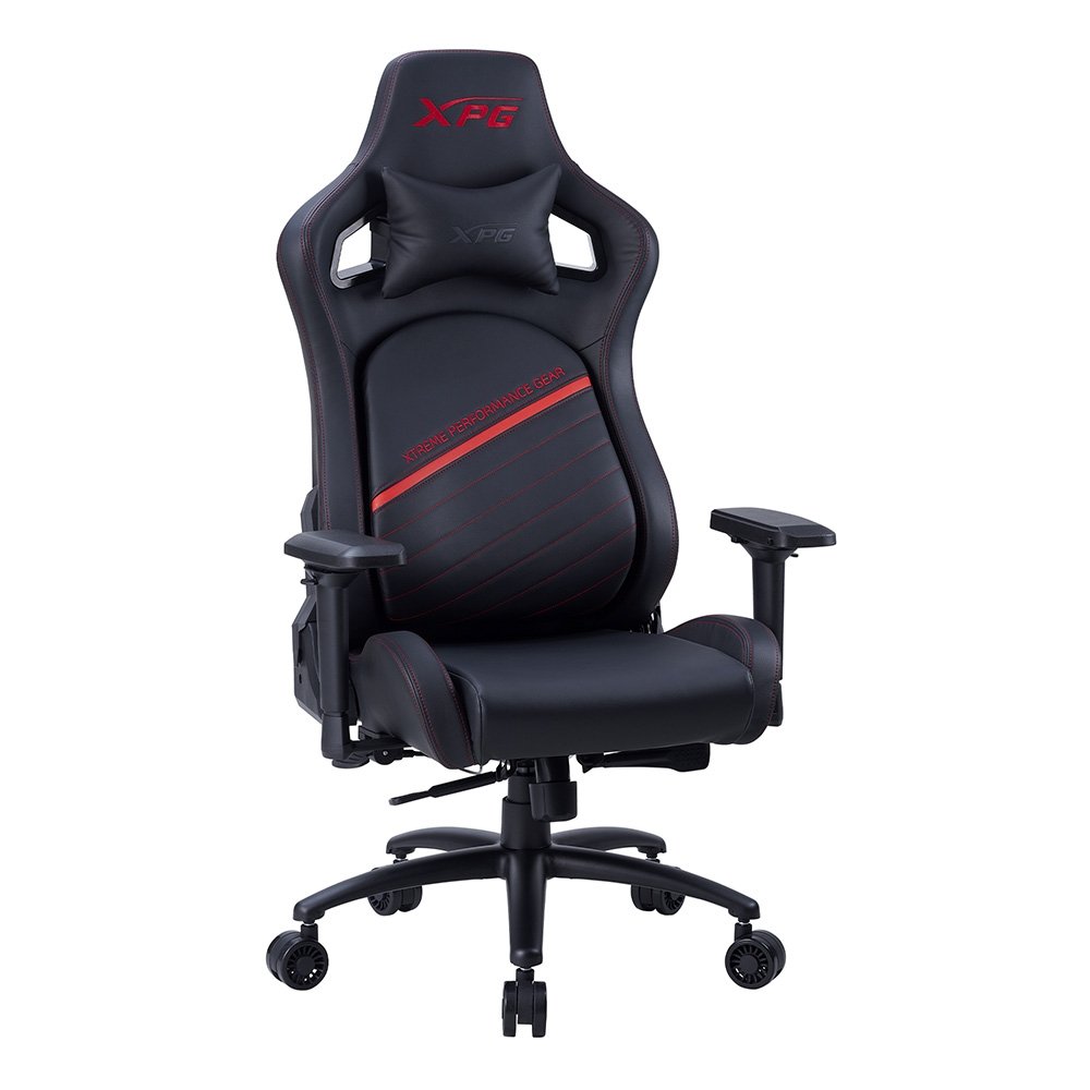 Cadeira Gamer ( Balão.info) PLUS, Até 125kg, Pistão a Gás Classe-4, Ajuste de Altura, Preto e Vermelho - ( Balão.info) PLUS-RDCWW - foto 4