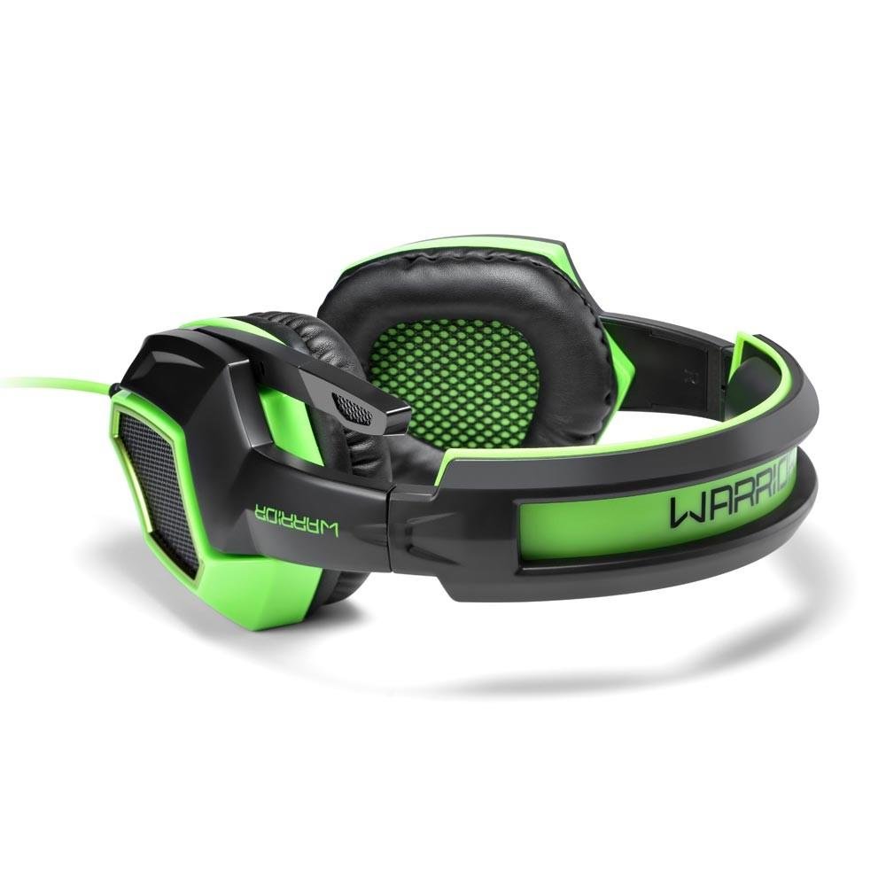 Imagem 3 de 4 do produto Headset Gamer Warrior 7.1 USB com LED Verde - PH224