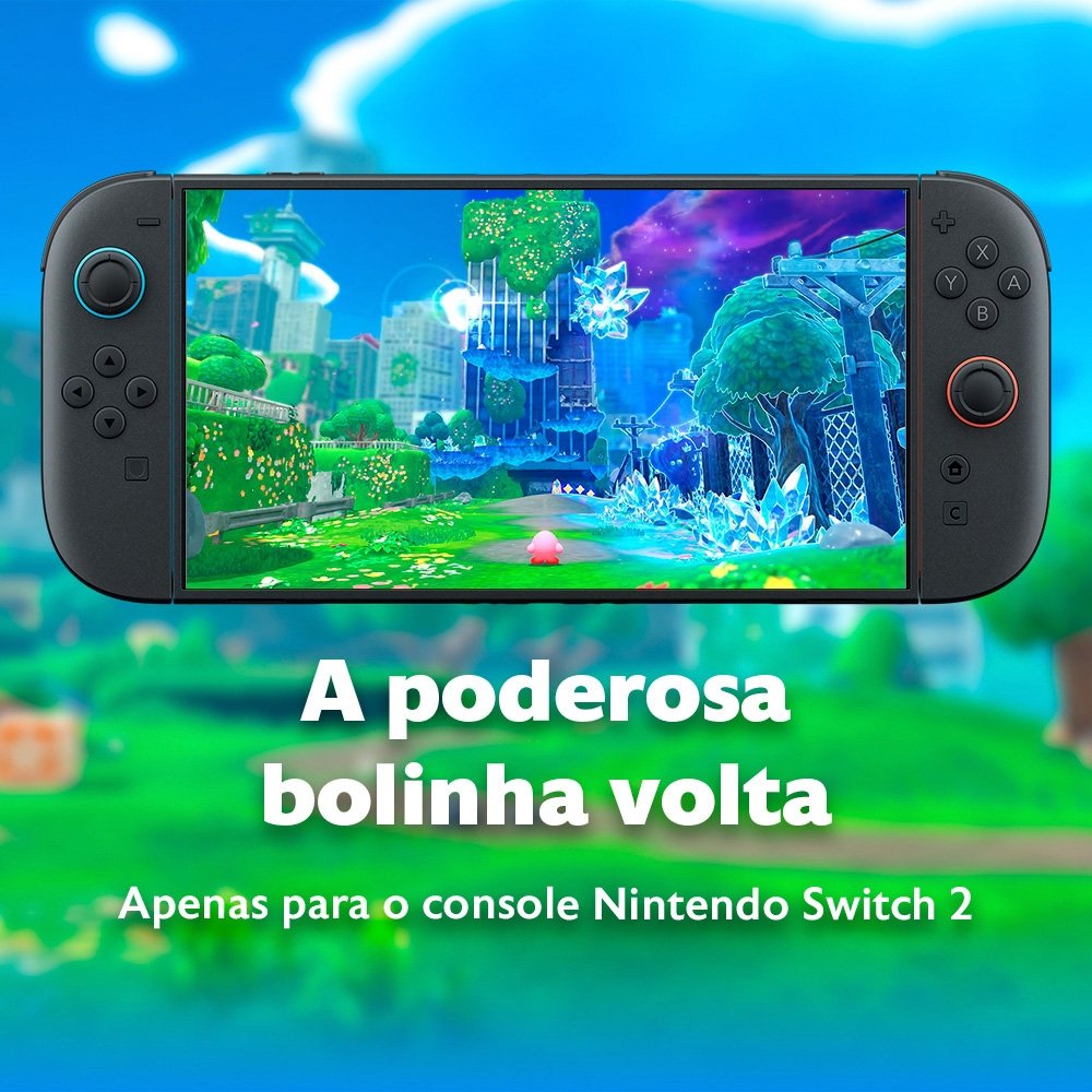 Imagem 3 de 9 do produto Jogo Kirby and the Forgotten Land + Star-Crossed World, Para Nintendo Switch 2 - NBSPARZGB