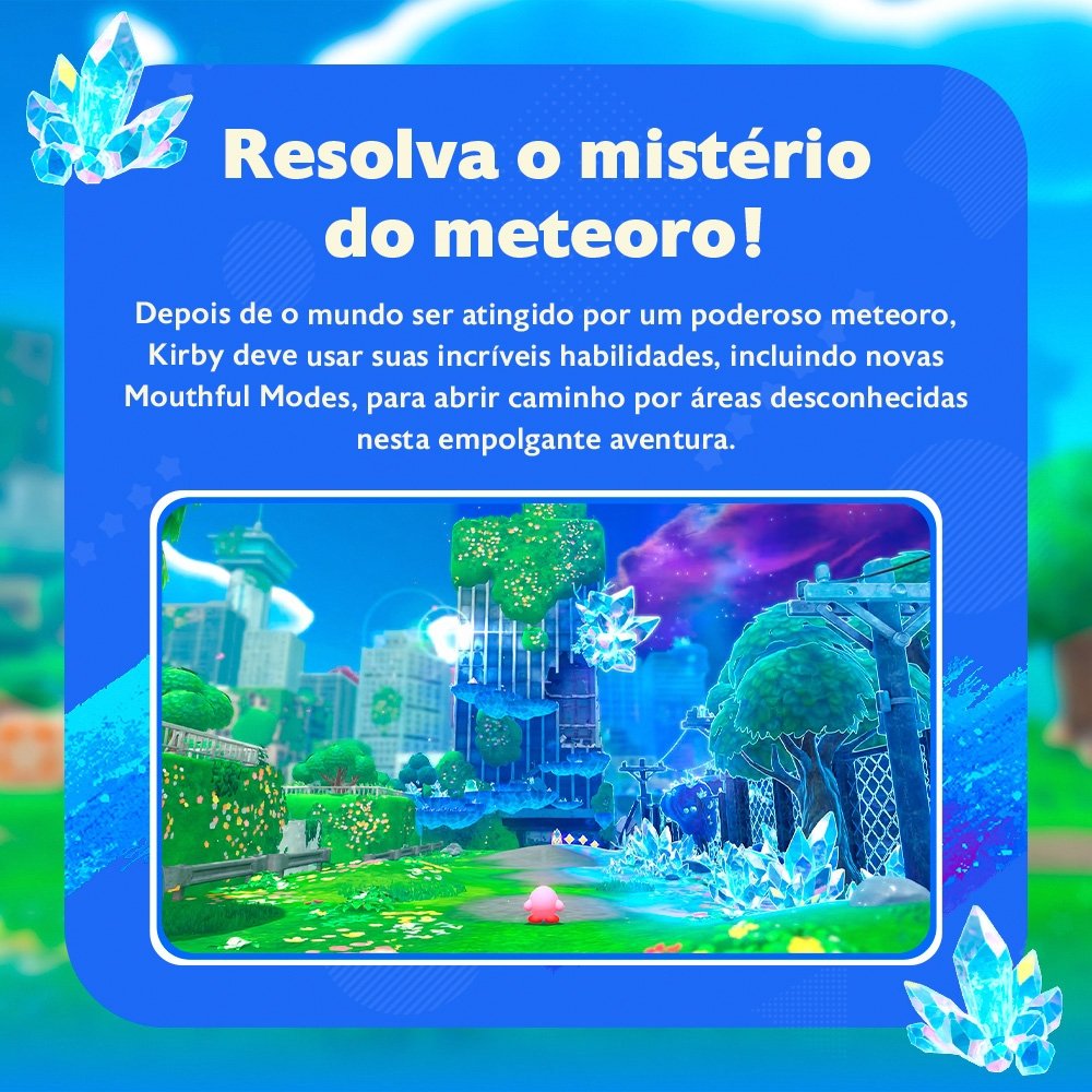 Imagem 5 de 9 do produto Jogo Kirby and the Forgotten Land + Star-Crossed World, Para Nintendo Switch 2 - NBSPARZGB
