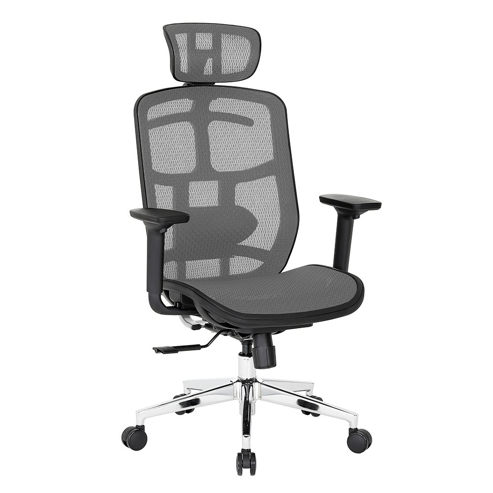 Cadeira de Escritório Ergonômica DT3 Diana, Até 100Kg, Cilindro Classe 4, Cinza - 14513-4 - view 2