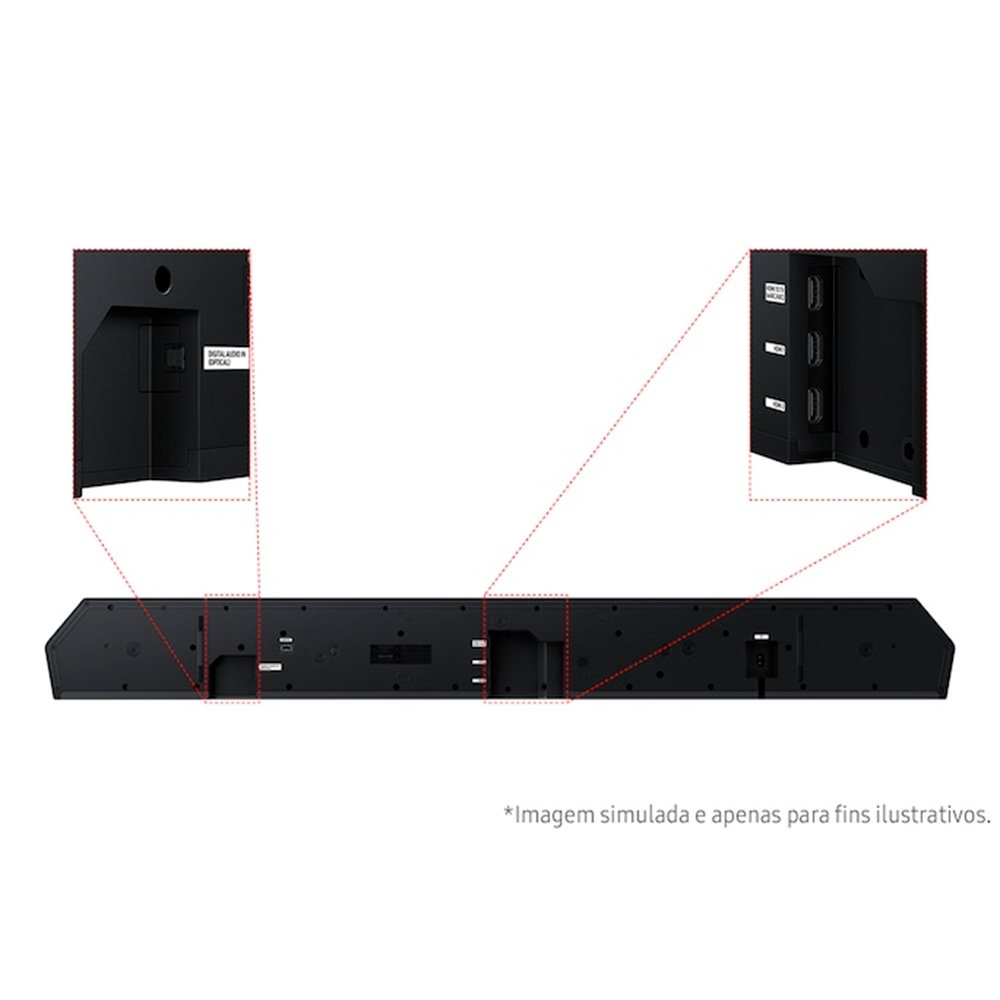 Soundbar Samsung Série Q HW-Q990F 11.1.4 canais, Subwoofer e Caixas traseiras - HW-Q990F Soundbar Samsung Série Q HW-Q990F 11.1.4 canais, Subwoofer e Caixas traseiras - HW-Q990F