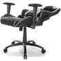 Cadeira Gamer Ergonômica DT3 Elise, Até 150kg, com Almofadas, Reclinável, Preto e Cinza - 10633-3
