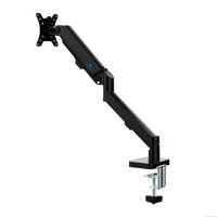 Suporte de Mesa Articulado para Monitor de 17" a 32" Ergofirst, Ajuste com Pistão a Gás, Preto - G16-C012