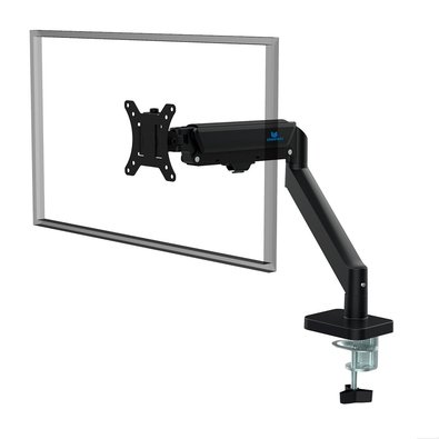 Suporte de Mesa Articulado para Monitor de 17" a 32" Ergofirst, Ajuste com Pistão a Gás, Preto - G16-C012