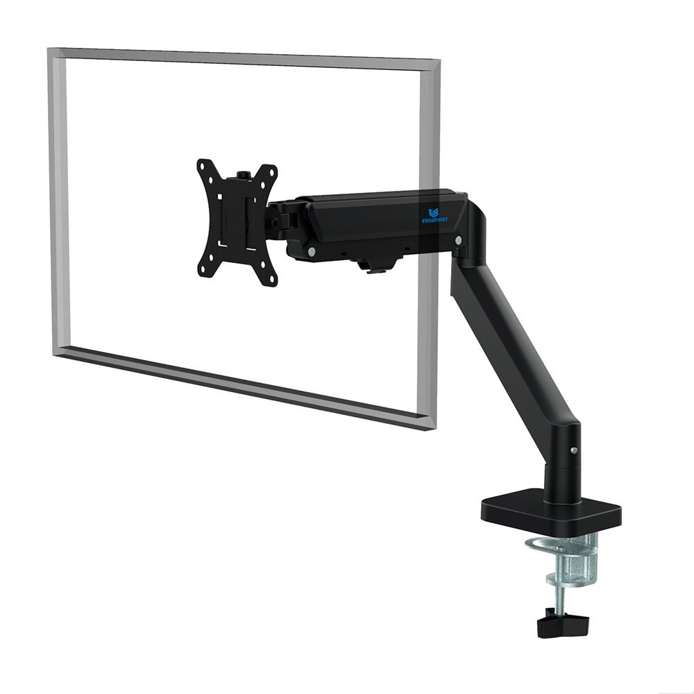 Imagem 3 de 5 do produto Suporte de Mesa Articulado para Monitor de 17" a 32" Ergofirst, Ajuste com Pistão a Gás, Preto - G16-C012