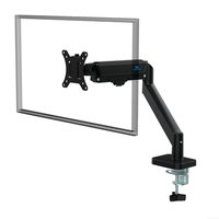 Suporte de Mesa Articulado para Monitor de 17" a 32" Ergofirst, Ajuste com Pistão a Gás, Preto - G16-C012