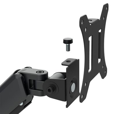 Suporte de Mesa Articulado para Monitor de 17" a 32" Ergofirst, Ajuste com Pistão a Gás, Preto - G16-C012