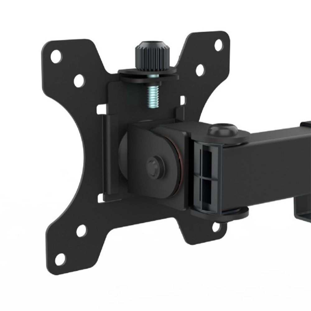 Imagem 5 de 6 do produto Suporte de Mesa Articulado para 2 Monitores de 13" a 32" Ergofirst, Ajuste de Inclinação, Altura e Giro, Preto - G01-C024