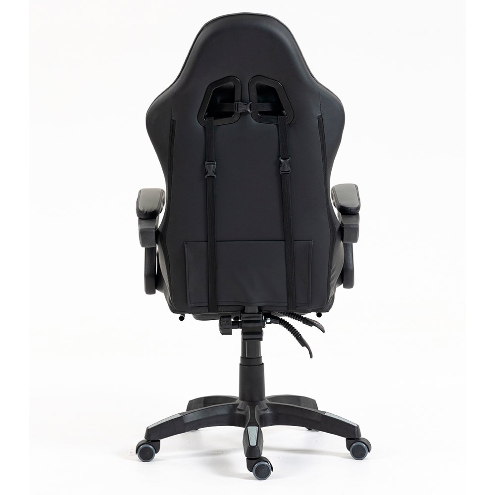 Imagem 14 de 16 do produto Cadeira Gamer Rise Mode X06, Ângulo Ajustável, Até 120Kg, Apoio Para os Pés Retrátil, Preto e Cinza - RM-CG-X06-BG