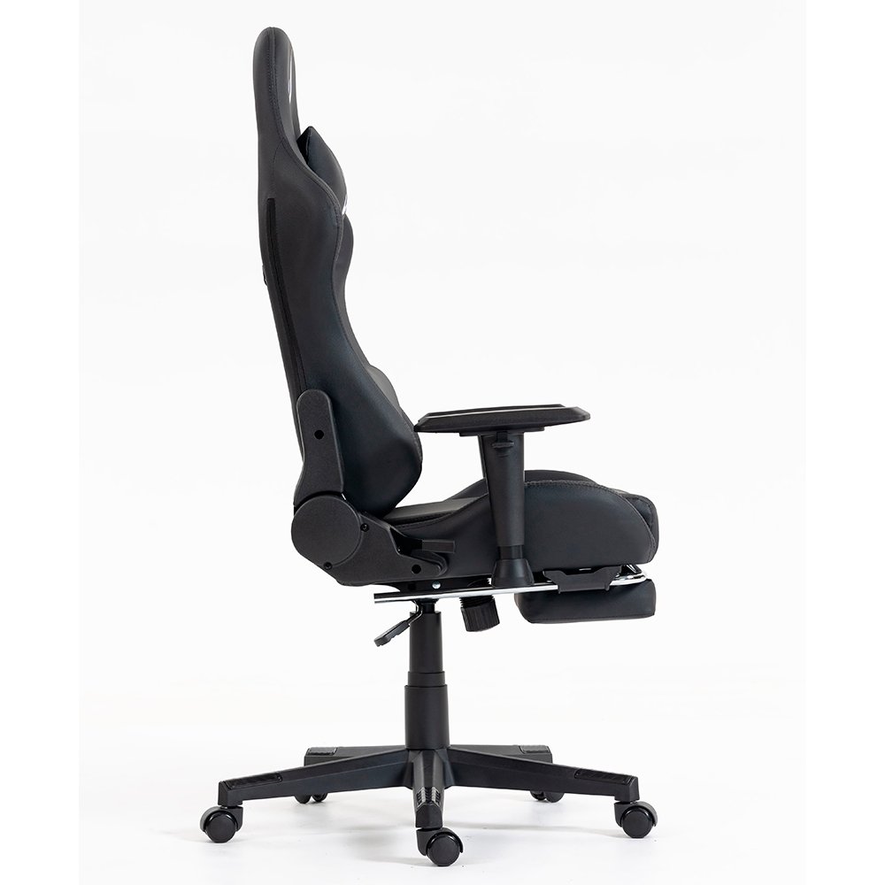 Cadeira Gamer Rise Mode X02, Ângulo Ajustável, Até 130Kg, Braço 2D, Apoio Para os Pés Retrátil, Preta - RM-CG-X02-BK - view 10