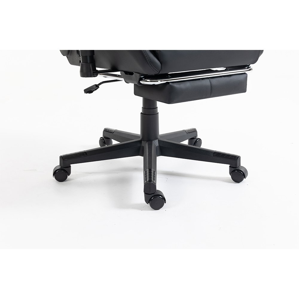 Cadeira Gamer Rise Mode X02, Ângulo Ajustável, Até 130Kg, Braço 2D, Apoio Para os Pés Retrátil, Preta - RM-CG-X02-BK - view 14