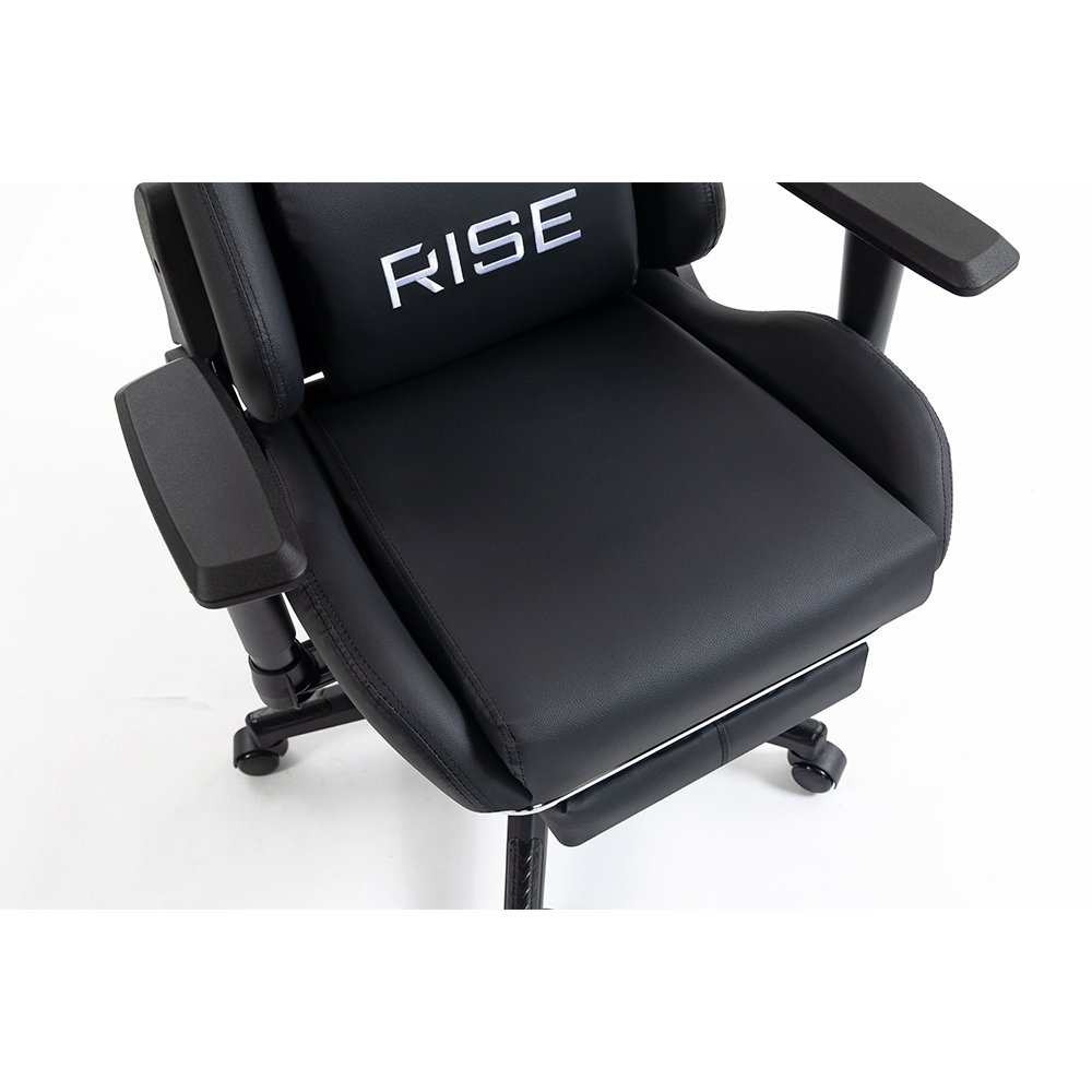 Cadeira Gamer Rise Mode X02, Ângulo Ajustável, Até 130Kg, Braço 2D, Apoio Para os Pés Retrátil, Preta - RM-CG-X02-BK - view 7