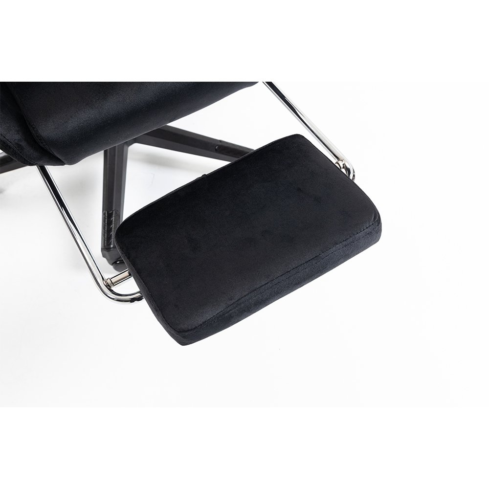 Cadeira Gamer Rise Mode X02, Ângulo Ajustável, Até 130Kg, Braço 2D, Tecido, Apoio Para os Pés Retrátil, Preta - RM-CG-X02-BK-FBC - view 9