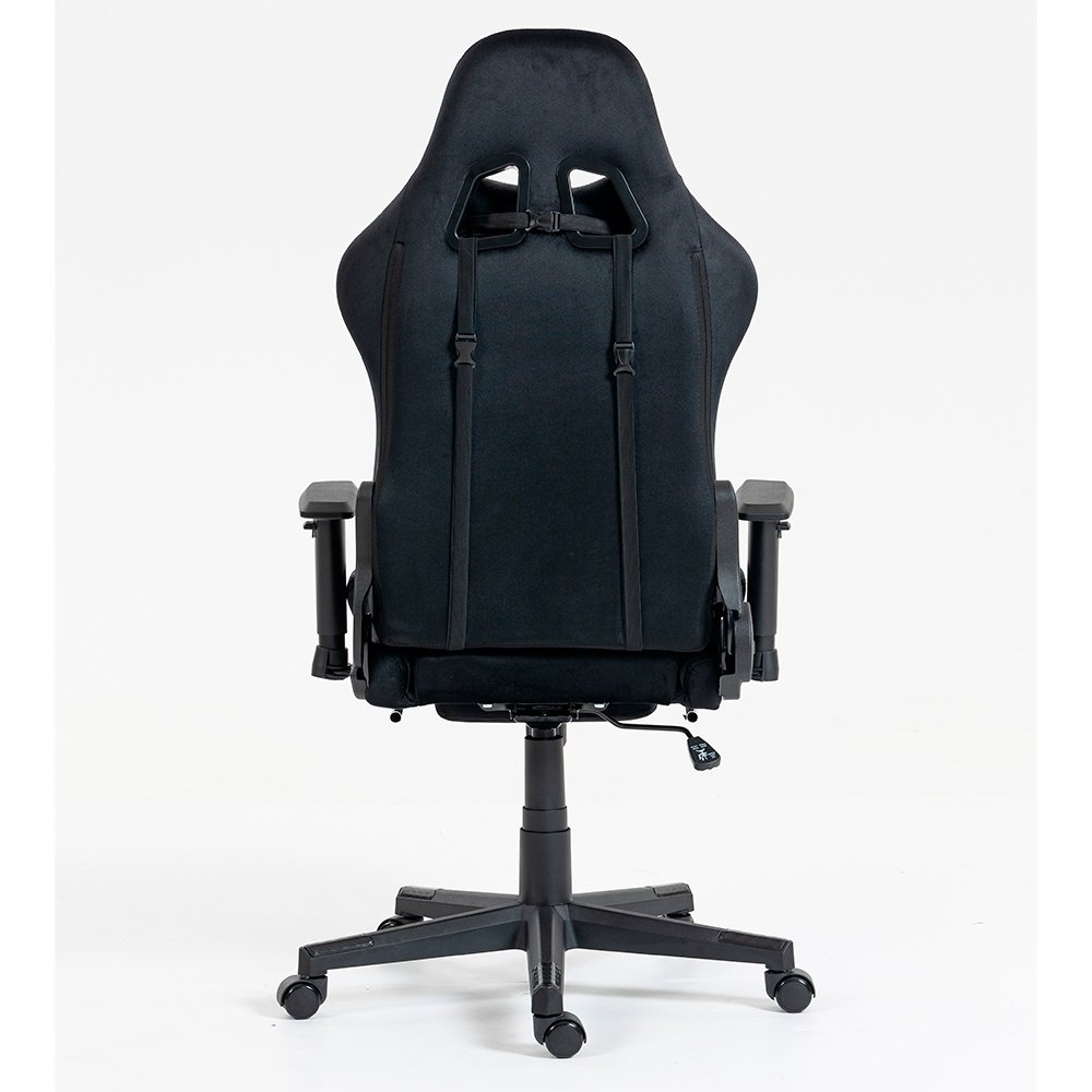 Cadeira Gamer Rise Mode X02, Ângulo Ajustável, Até 130Kg, Braço 2D, Tecido, Apoio Para os Pés Retrátil, Preta - RM-CG-X02-BK-FBC - view 8