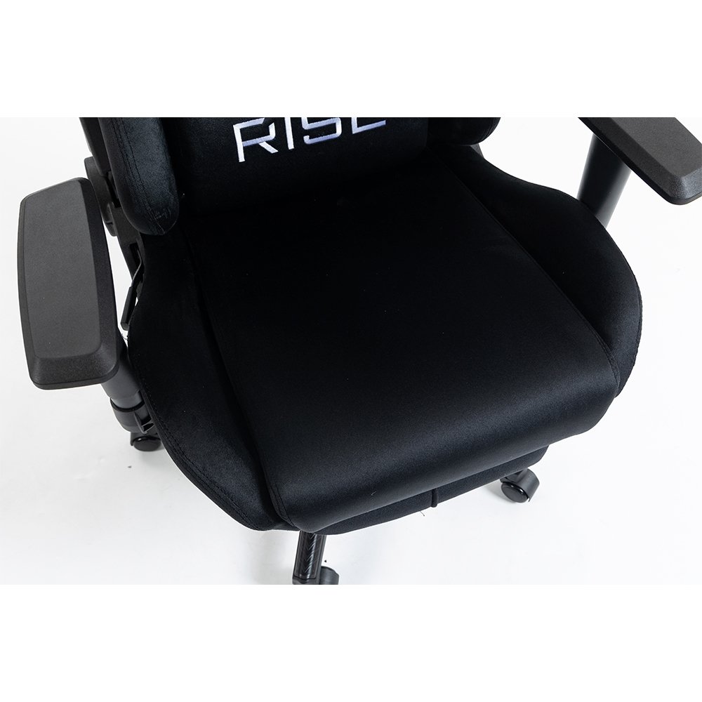 Cadeira Gamer Rise Mode X02, Ângulo Ajustável, Até 130Kg, Braço 2D, Tecido, Apoio Para os Pés Retrátil, Preta - RM-CG-X02-BK-FBC - view 11