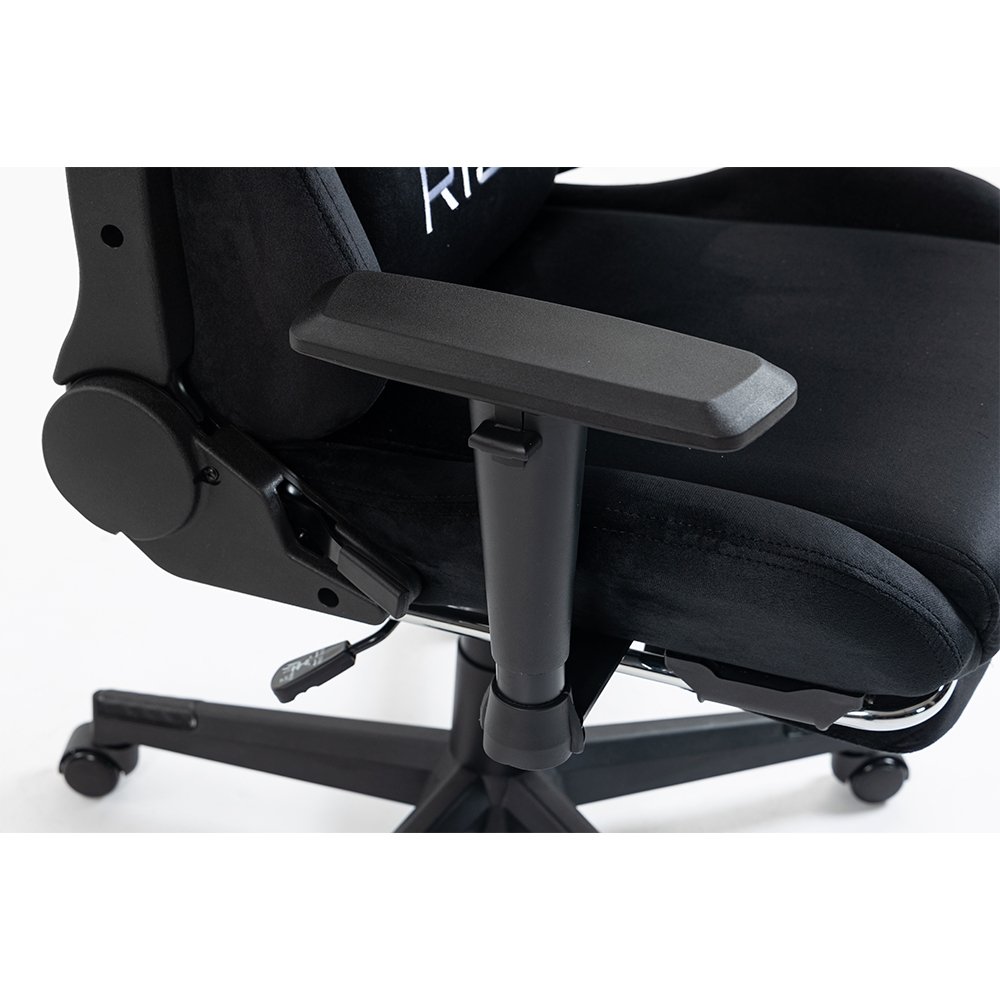 Cadeira Gamer Rise Mode X02, Ângulo Ajustável, Até 130Kg, Braço 2D, Tecido, Apoio Para os Pés Retrátil, Preta - RM-CG-X02-BK-FBC - view 13