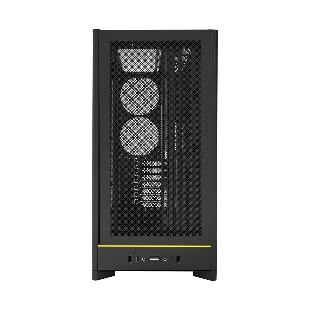 Gabinete Gamer ( Balão.info) HS01, Mid-Tower, ATX, Vidro Temperado, Sem FANs, Preto ( Balão.info - view 4