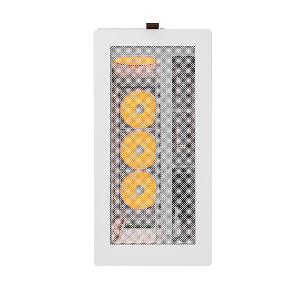 Gabinete Gamer Montech HS01 Pro, Mid-Tower, ATX, Vidro Temperado, 5x FANs, Branco - HS01PROWH - view 6