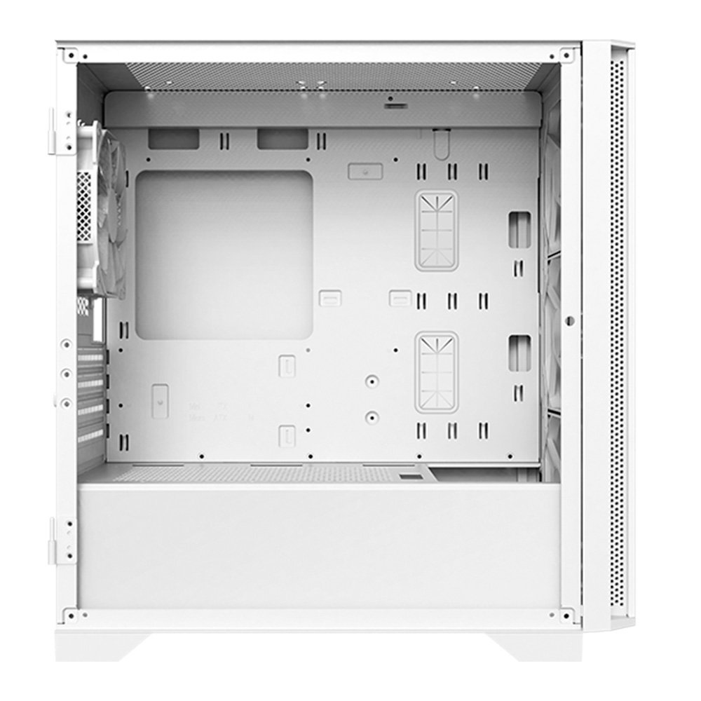 Gabinete Gamer Montech Air 100 ARGB, Mini-Tower, Painel Frontal em Mesh, Branco - AIR100ARGBWH - view 3
