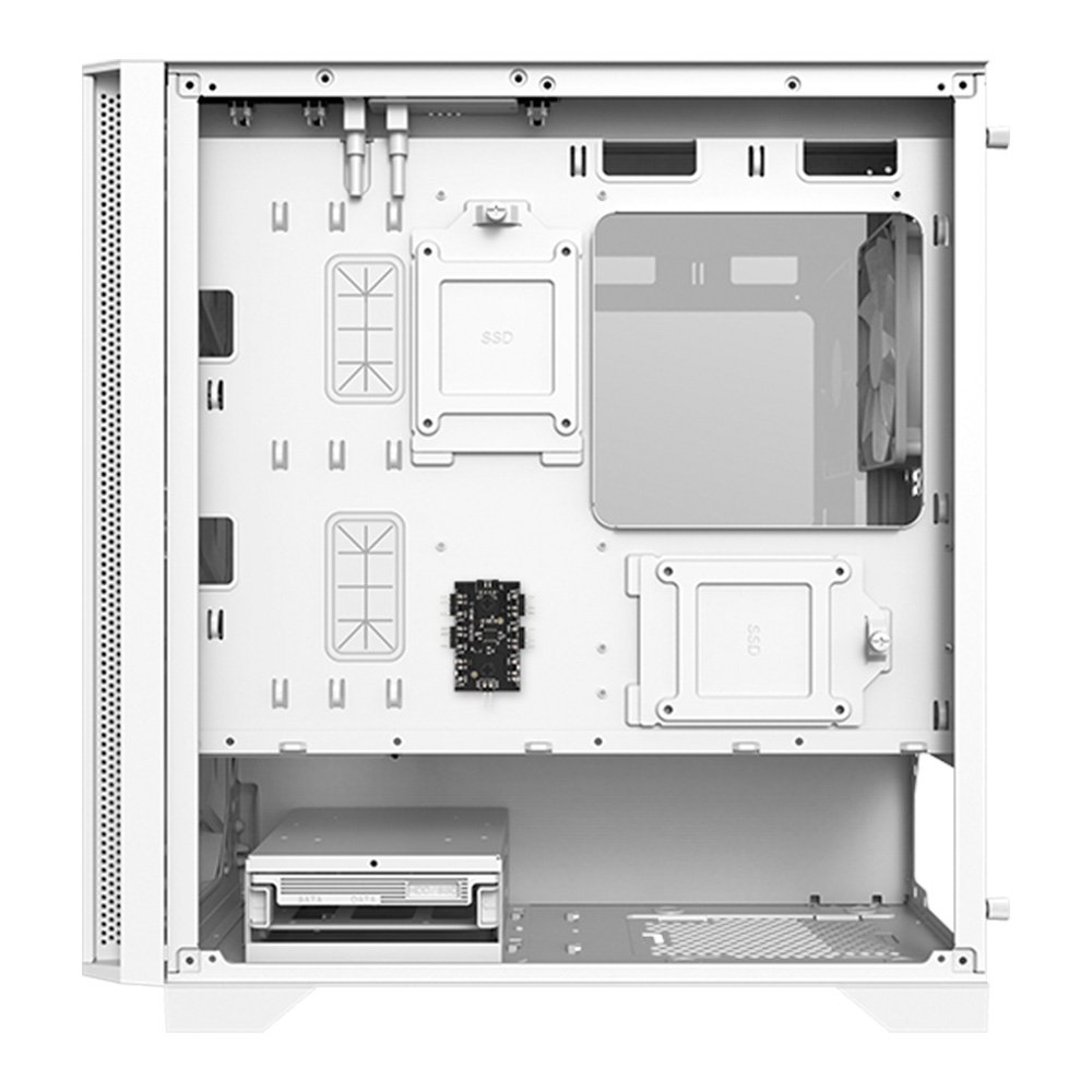 Gabinete Gamer Montech Air 100 ARGB, Mini-Tower, Painel Frontal em Mesh, Branco - AIR100ARGBWH - view 4
