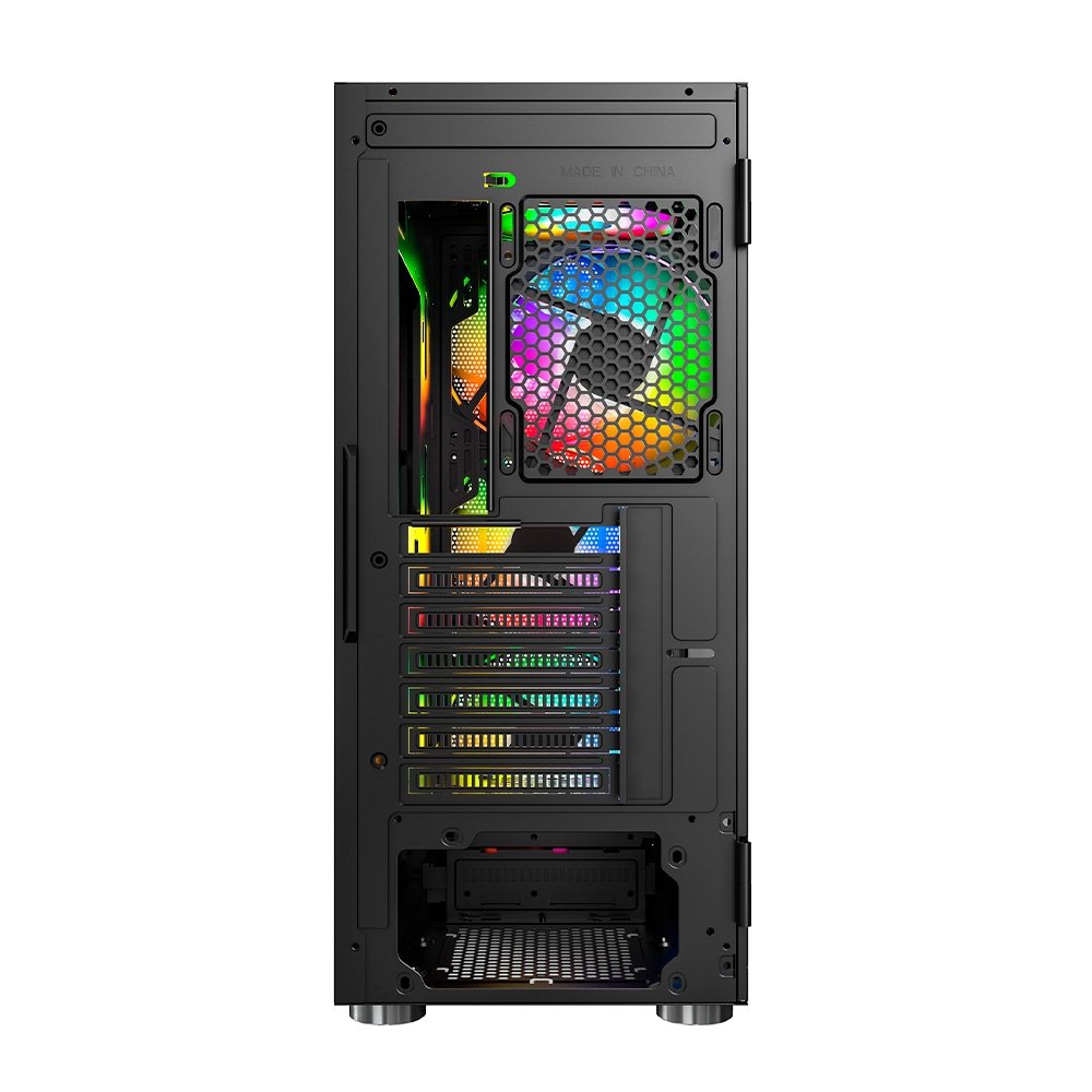 Imagem 5 de 7 do produto Gabinete Gamer Montech X3 Mesh, Mid-Tower, Painel Frontal em Mesh, Com 6X Fans, Preto - X3MESHBK