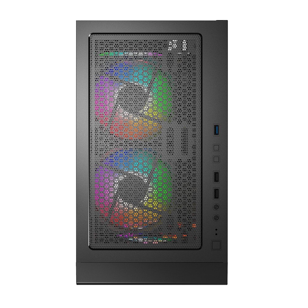Imagem 3 de 7 do produto Gabinete Gamer Montech X3 Mesh, Mid-Tower, Painel Frontal em Mesh, Com 6X Fans, Preto - X3MESHBK