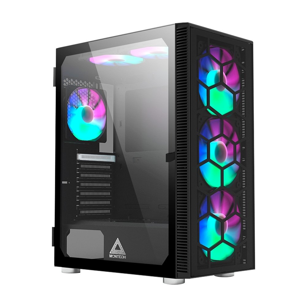 Gabinete Montech X3 Glass Preto