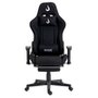 Cadeira Gamer Rise Mode X04, Ângulo Ajustável, Apoio Para os Pés Retrátil, Preto, Tecido - RM-CG-X04-BK-FBC Cadeira Gamer Rise Mode X04, Ângulo Ajustável, Apoio Para os Pés Retrátil, Preto, Tecido - RM-CG-X04-BK-FBC